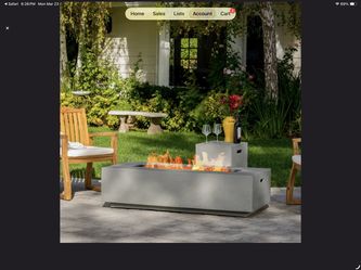 Firepit Light Grey New In Box