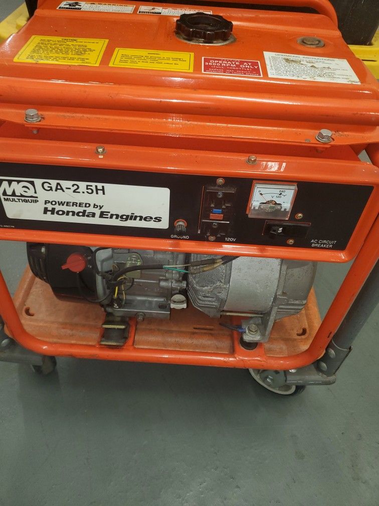 Multiquip GA-2.5H 2500W generator (Its Been Sitting For Years )