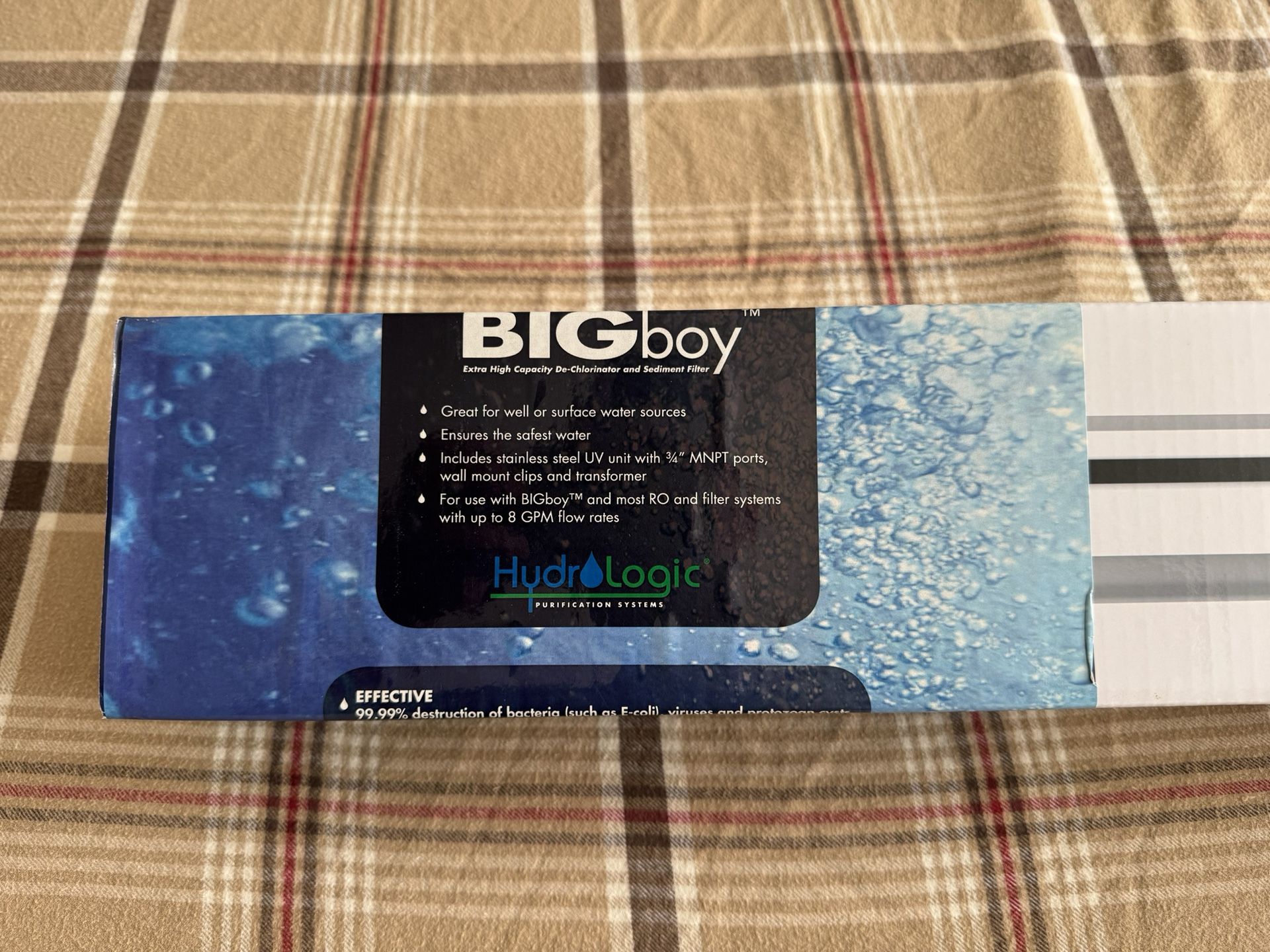 HydroLogic Water UV Sterilizer kit
