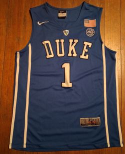 Mens Size Small Nike Elite Duke Blue Devils #1 Basketball Jersey