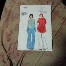 Tunic And Pants Sz's 16-24 Sewing Pattern
