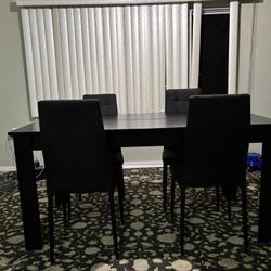 Dining Set Wood Table Modern