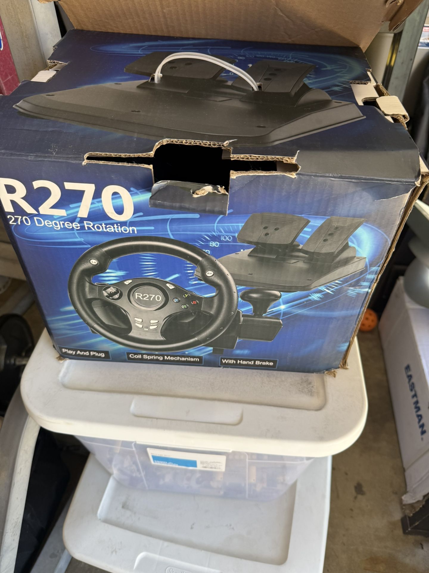 Steering Wheel And Pedals