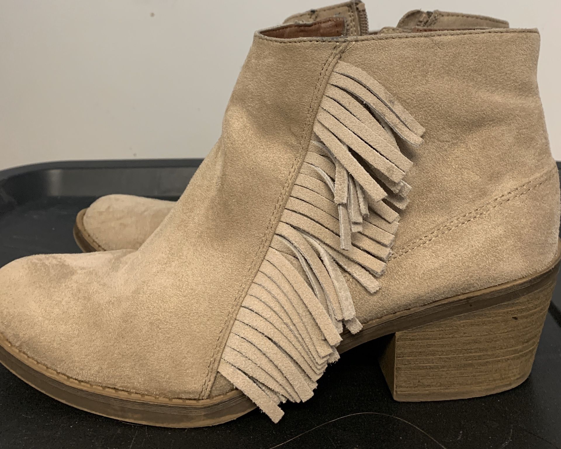 Booties with Fringe