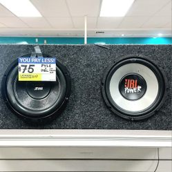 PYLE AND JBL CAR SPEAKER BOZ SUBWOOFER