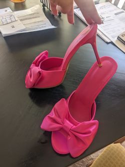 Pink High Heels Size 9