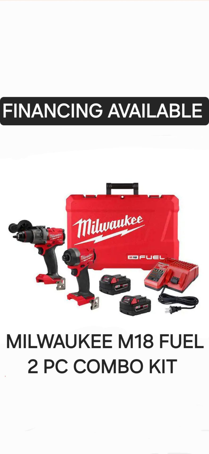 MILWAUKEE M18 FUEL 2 PC COMBO KIT