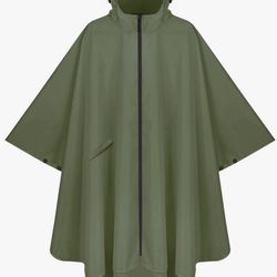 Halloween Hooded Rain Poncho