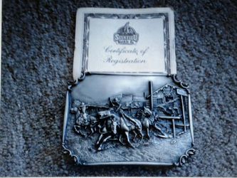 Antique metal buckle