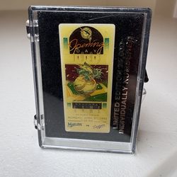 April 5 1993 Florida Marlins Inaugural Opening Day Ticket Commemorative Lapel Pin Limited Edition
