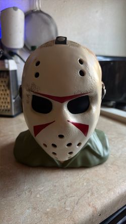 Jason head popcorn holder never used