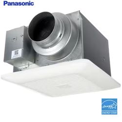 Panasonic WhisperGreen Select Pick-A-Flow 50/80 or 110 CFM Exhaust Fan LED Light Flex-Z Fast bracket 4 or 6 in. duct adapter