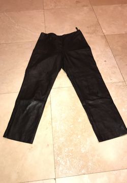 BEBE leather black pants women’s size 2 like New