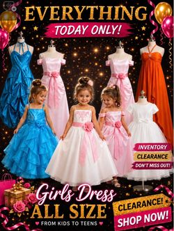 Girls dress 4-18 years old