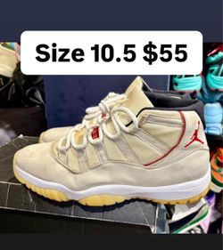 Jordan 11s size 10.5 platinum