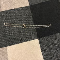 Silver Necklace And Ring 