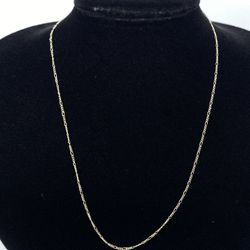 $215 Yellow Gold Figaro Chain