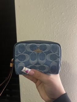 COACH DENIM POUCH