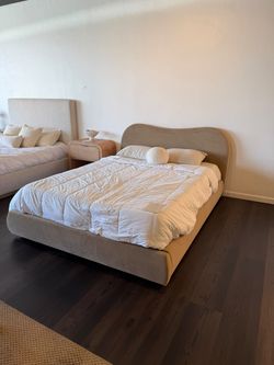 Pottery Barn Style Storage Bed | Performance Velvet | Queen & King | Drawers