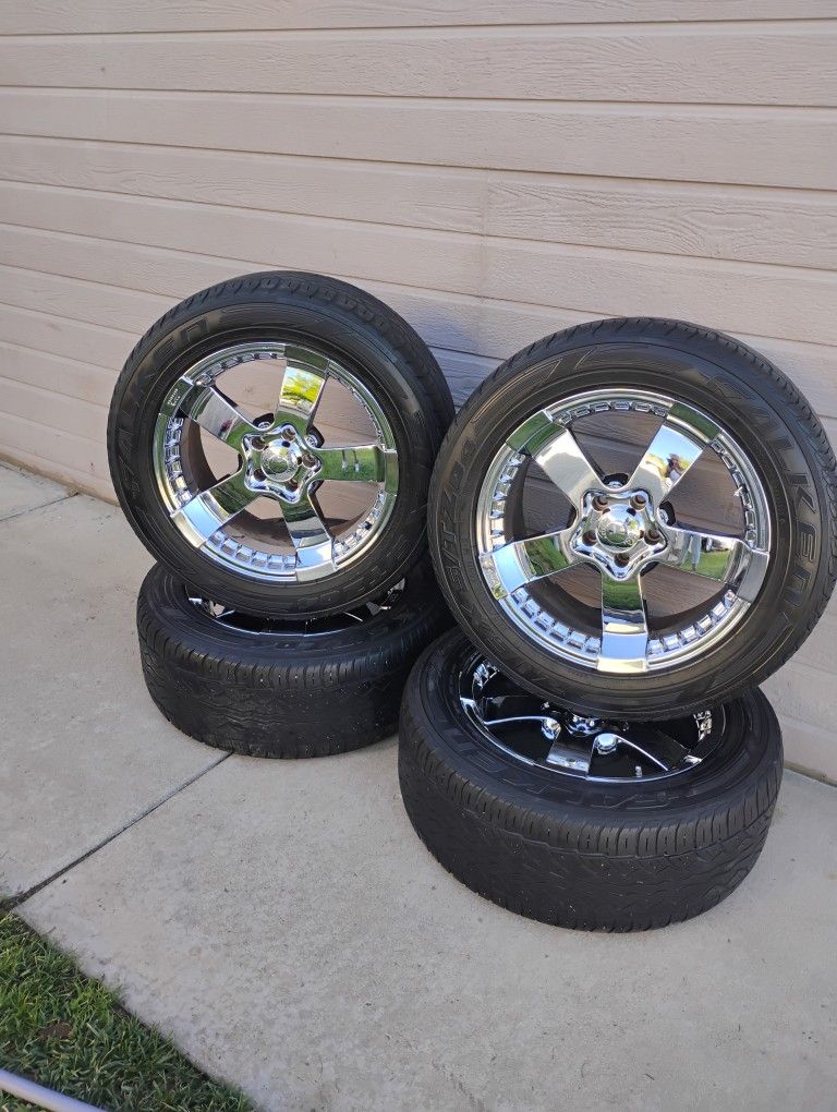 MB Motoring 18x9 Wheels w/ 255/55/R18 Falken Tires O