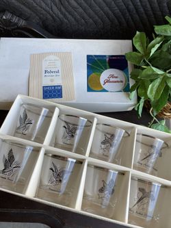 MCM Federal Beverage Set Of 8