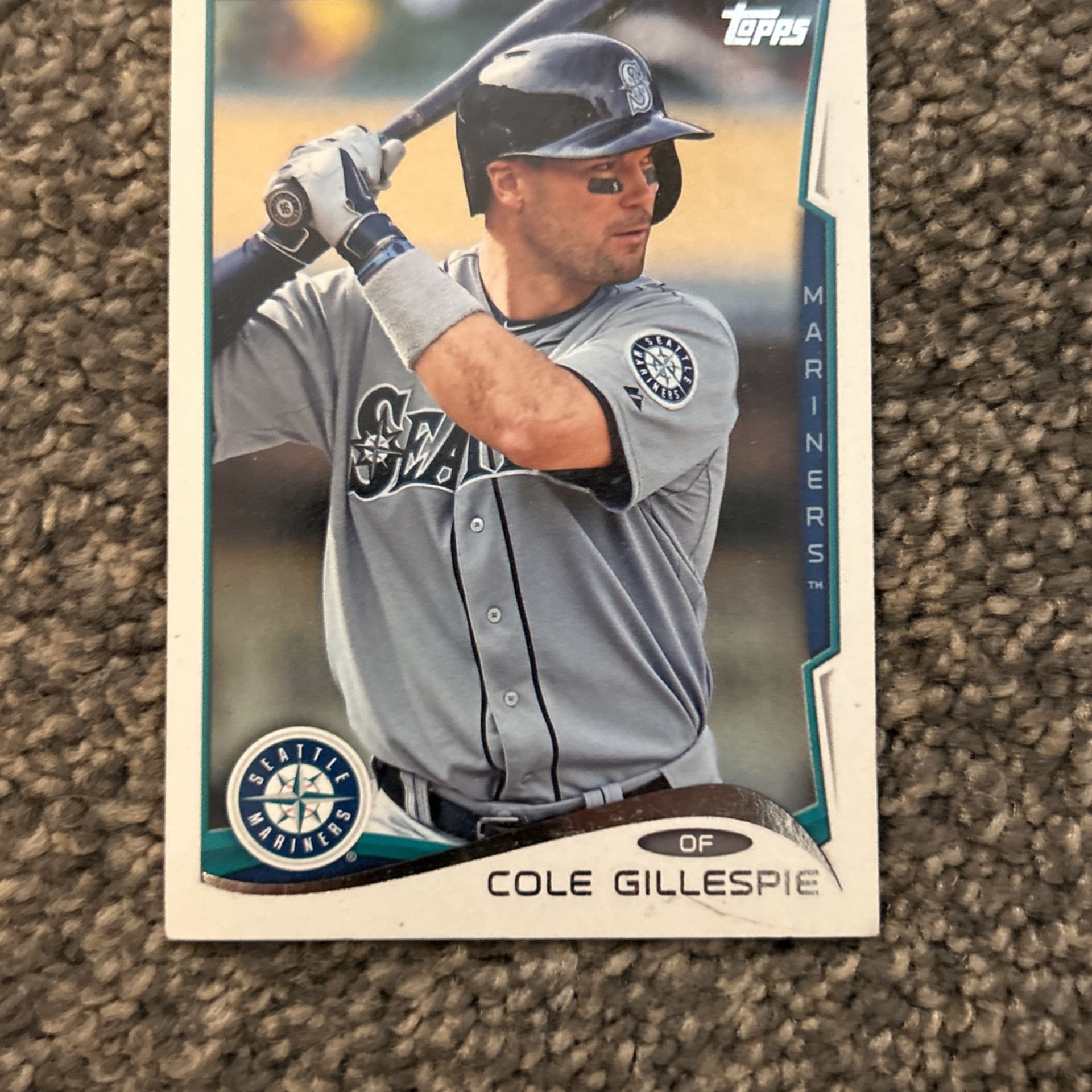 MLB Cole Gillespie Topps Trading Card 