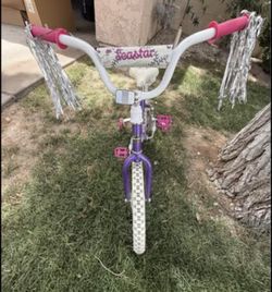 Huffy Seastar 16" Girls Bike - Purple / Pink