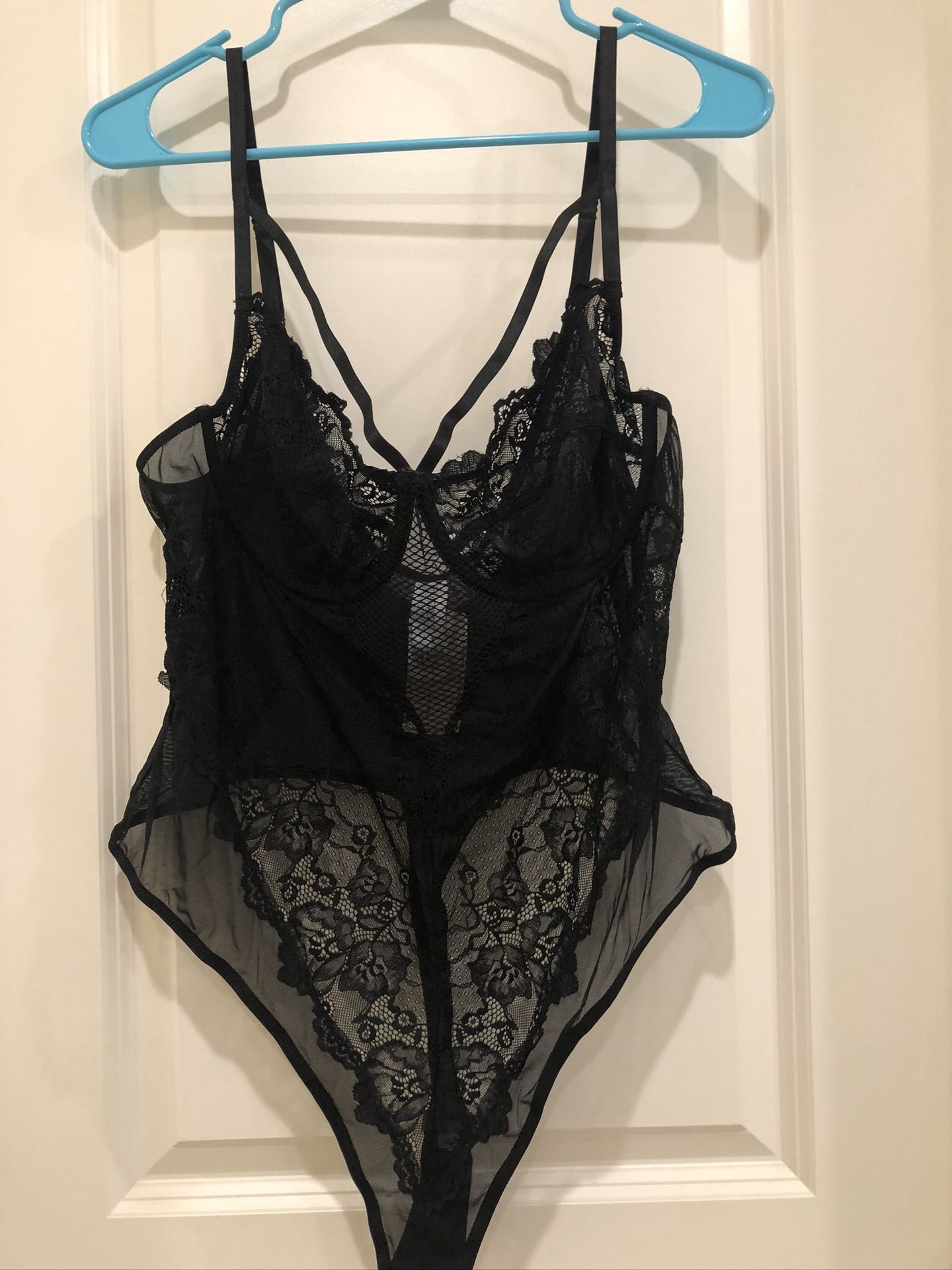 F21 black lace Lingerie - size 1X