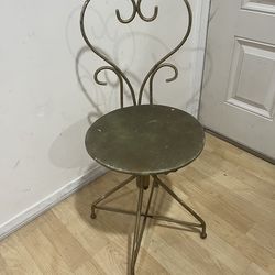 Vintage Swivel Vanity Chair