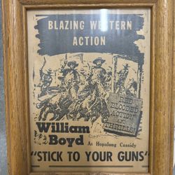Vintage Western Picture Frame 