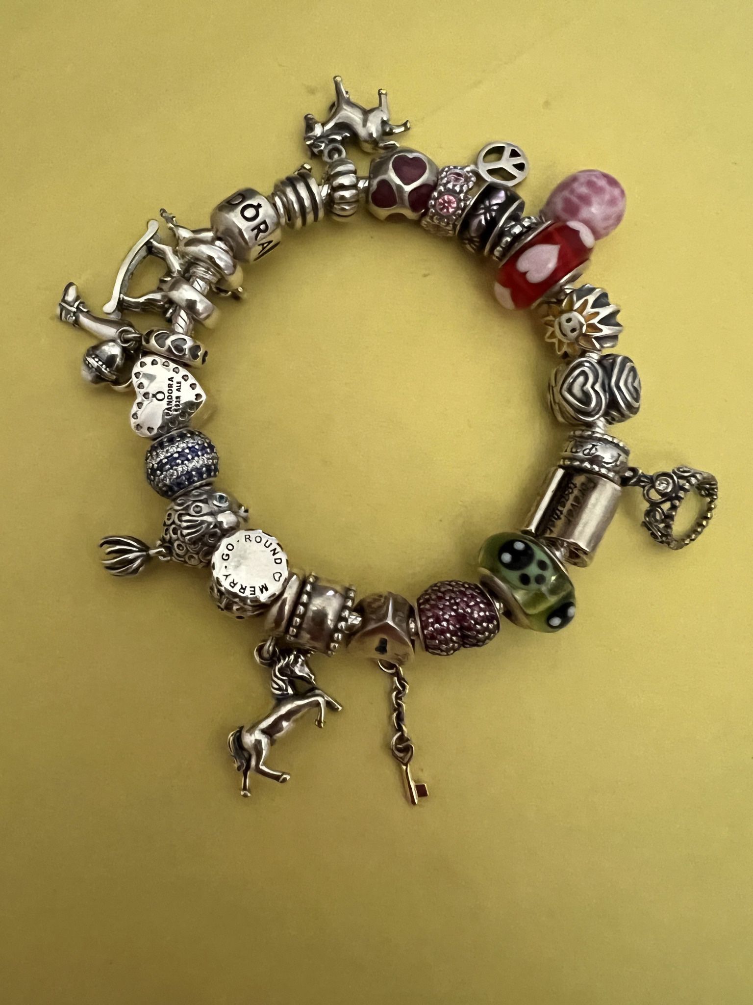 Horse Charms Original  Pandora bracelet .