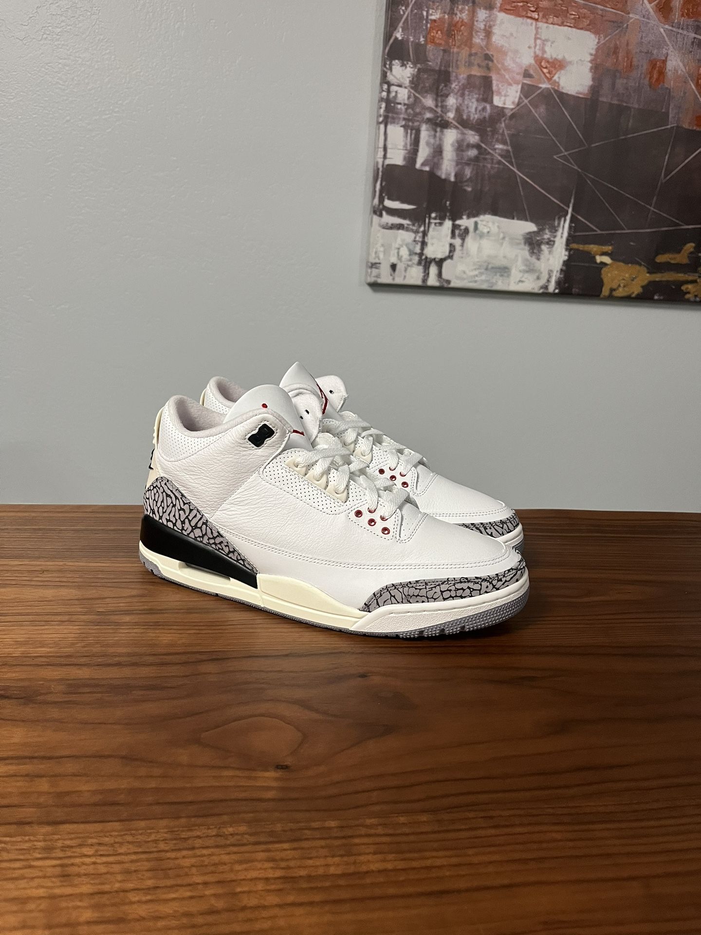 Size 11.5/ Air Jordan 3 Retro ‘White Cement Reimagined’