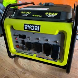 RYOBI
6500-Watt Gasoline Powered Inverter Generator with CO Shutdown
& Idle Down Technology
(27)