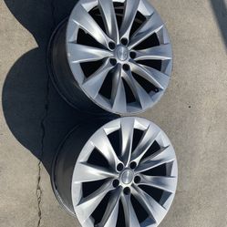 2 - 20x9.5 5x120 5x4.72 Tesla Model X S Wheels Rims Only!!!