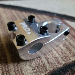 NEW Bicycle Bmx Threadless Stem Polished Silver 