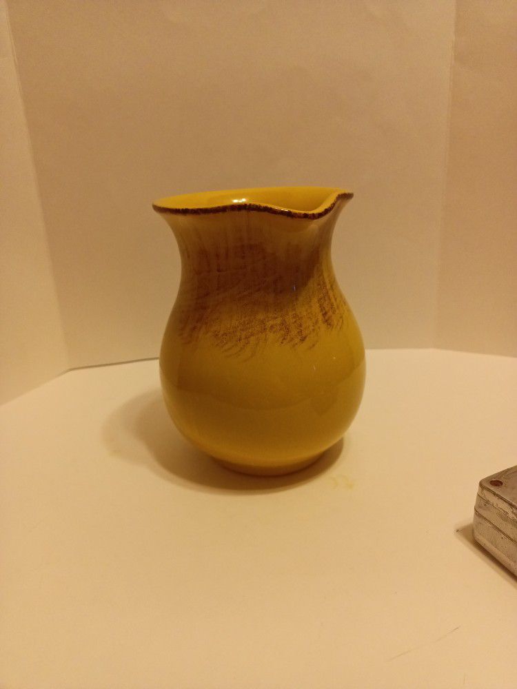 Yellow Ceramic Picture Made In Italy