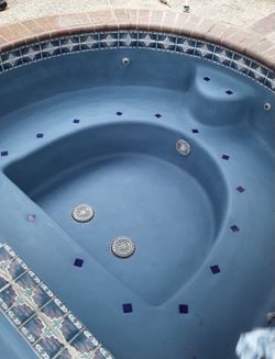 Pool plaster and tiles