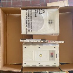 Waterproof Outdoor Speakers 1 Pair, 100 Watt, With Mounting Brackets, White In Factory Box