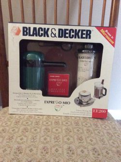 New Black & Decker Expresso Mio Machine