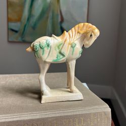 Small 1980's Tang Style Chinoiserie Horse H5 1/2” ( firm on price )