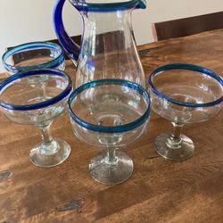 Margarita Pitcher And Glasses