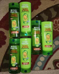 Garnier fructis shampoo and conditioner 5.00 per set.
