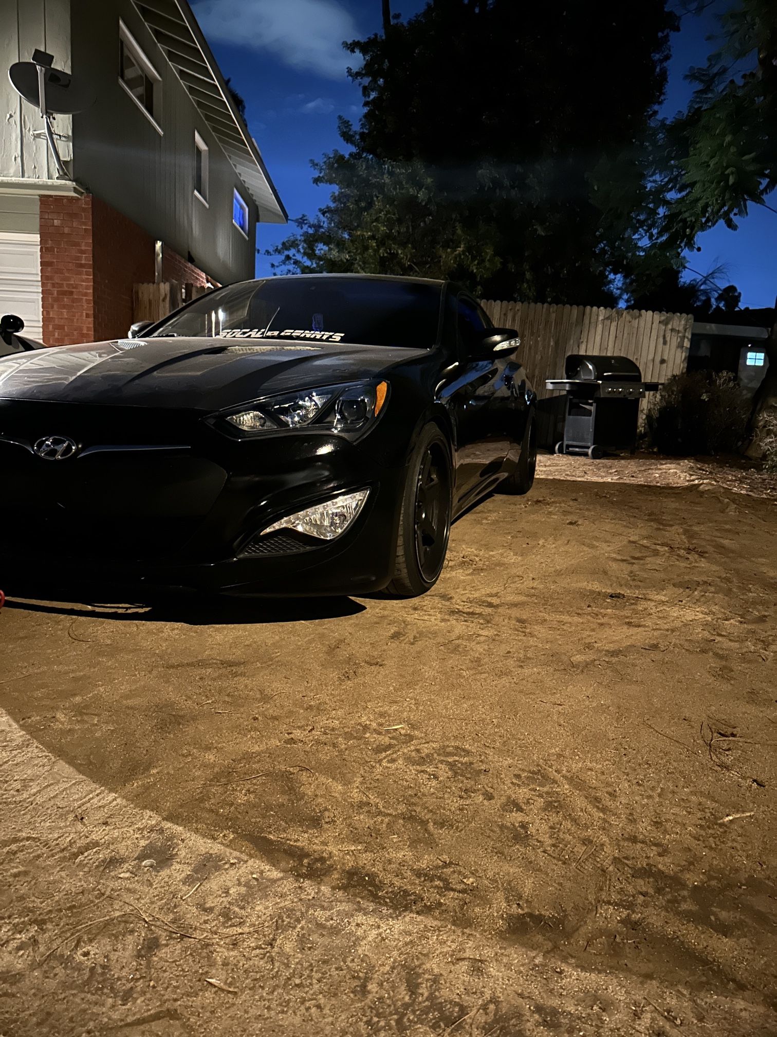 Genesis Coupe Anzo Headlights