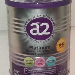 A2 Platinum Premium Infant Formula Milk-Based Powder with Iron 14.1 oz 0-12 Months

Expiration Date: 11/07/2024