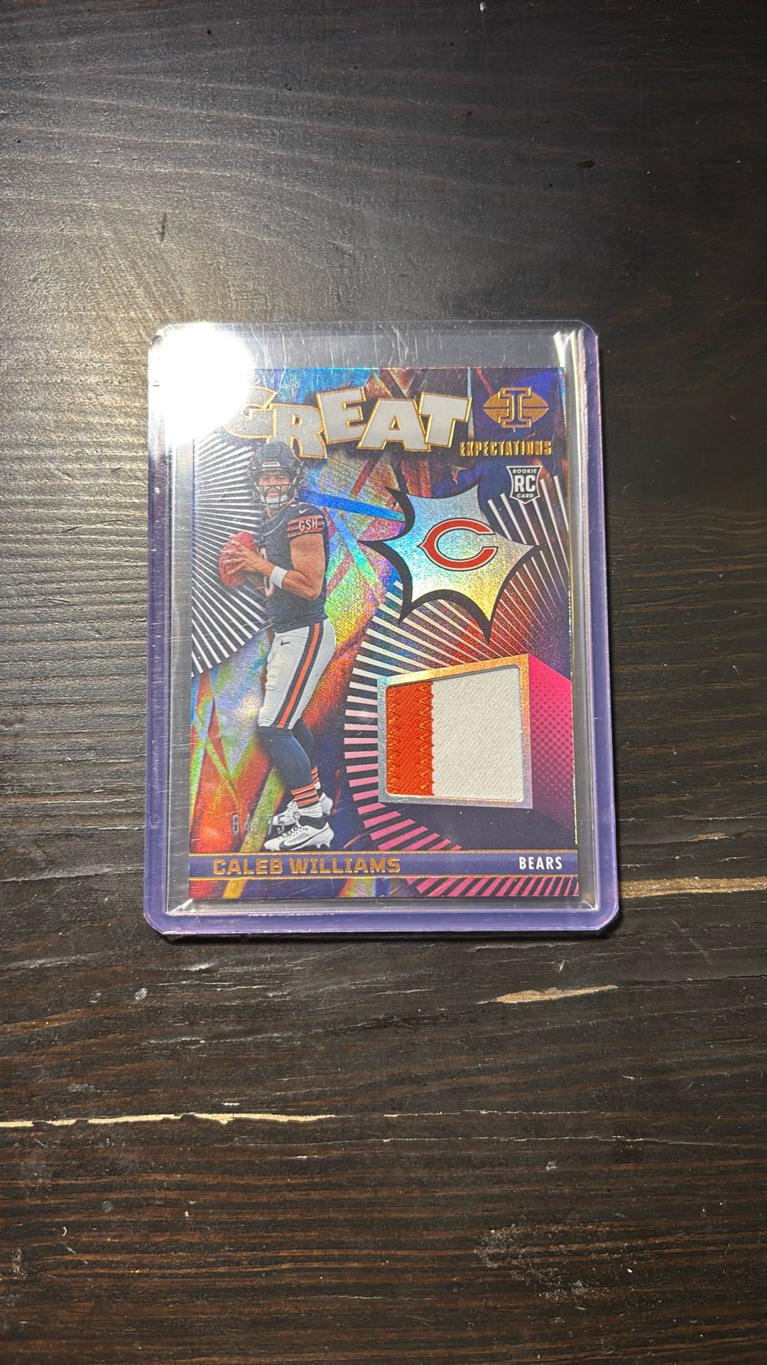 Caleb Williams Great Expectations Patch /75 Two Colored