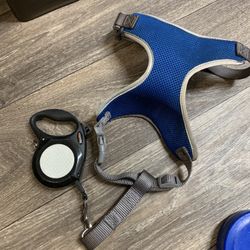 Small Dog Leash And Harness 