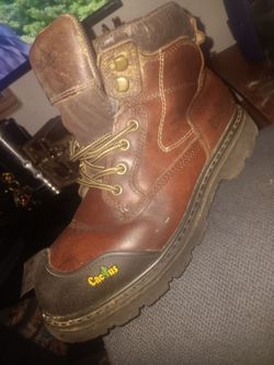 Zapatos de trabajo size 7w con casquillo