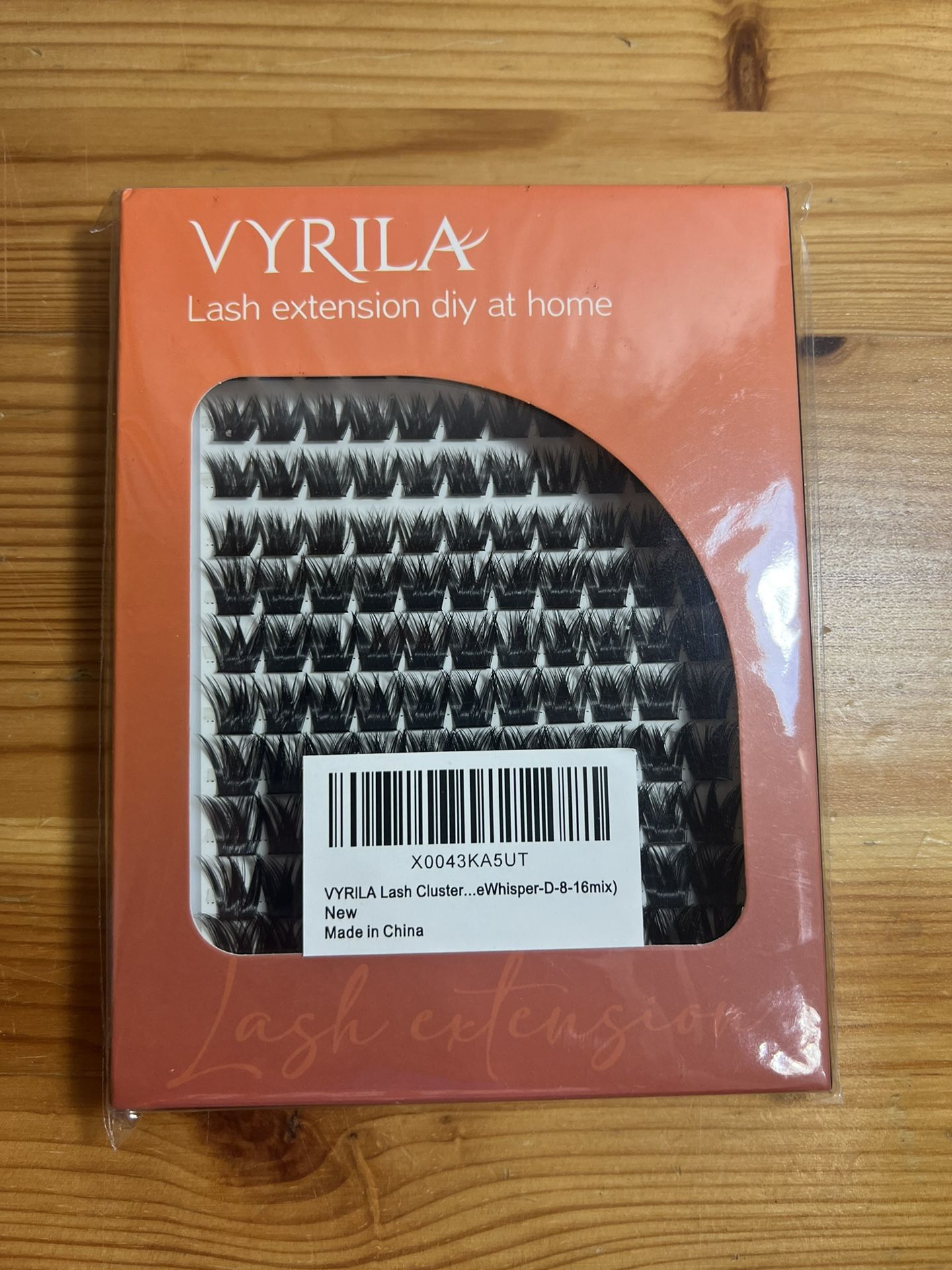 VYRILA Lash Cluster 132pcs Individual Lashes,8-16mm Diy Lash Extension,D Curl Lash Clusters Wispy,3D Natural Lash Clusters Look Like Eyelash Extension