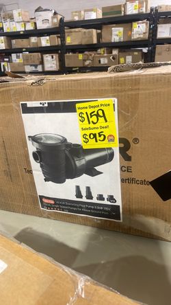 SaleSumo Vevor pool pump