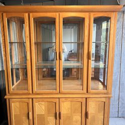 Solid Oak Hutch